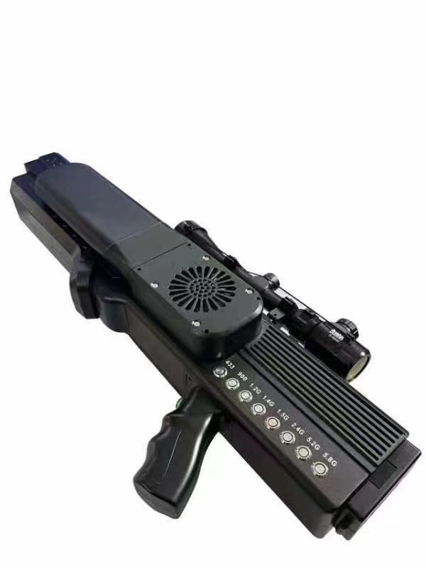  长武手持便携式枪型低空防御反制八通道